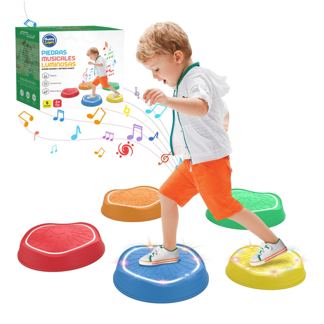 Piedras Musicales Luminosas - ¡¡Equilibrio, juego y diversión garantizada!!