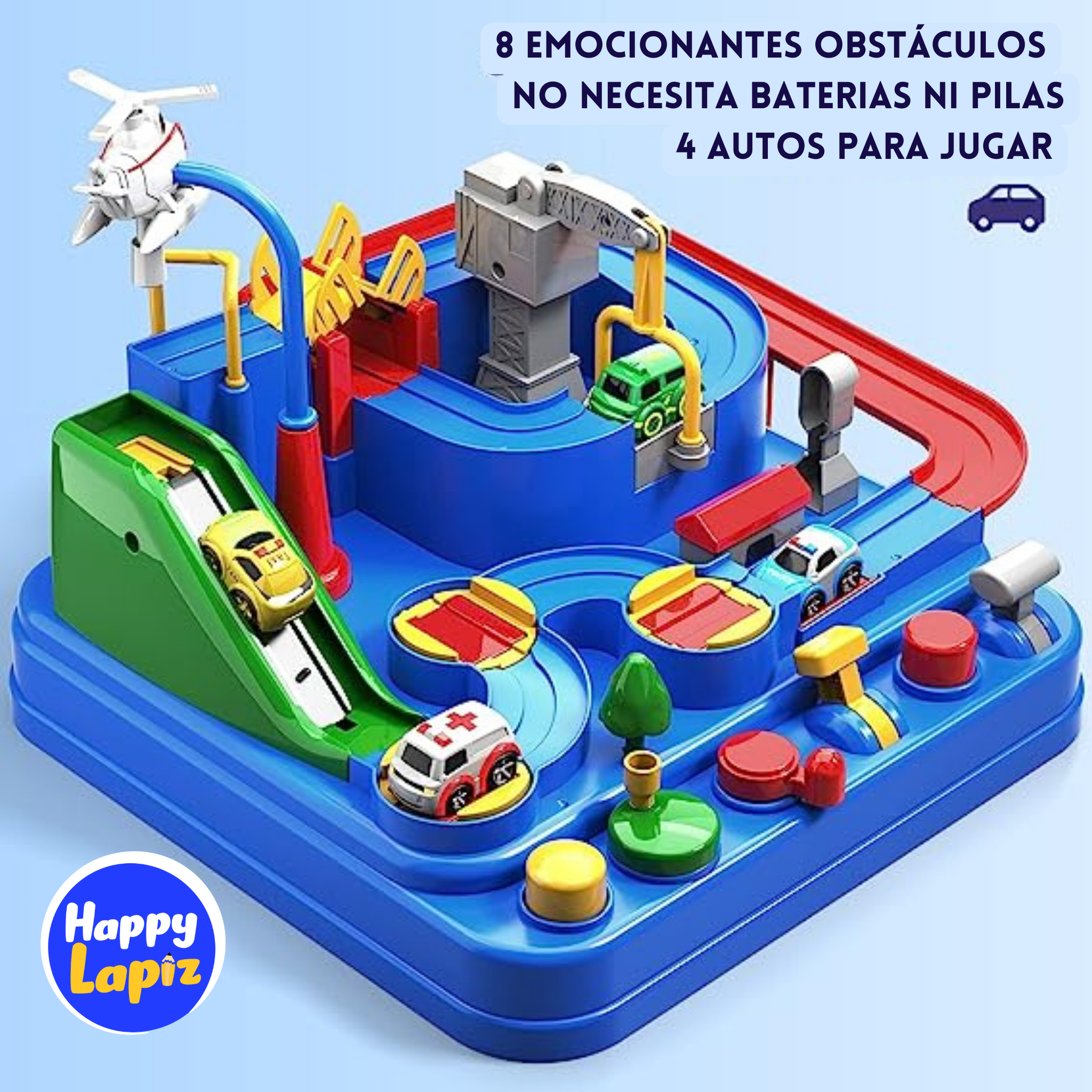 Pista de Autos Didáctica e Interactiva para Niños (3 a 10 años)
