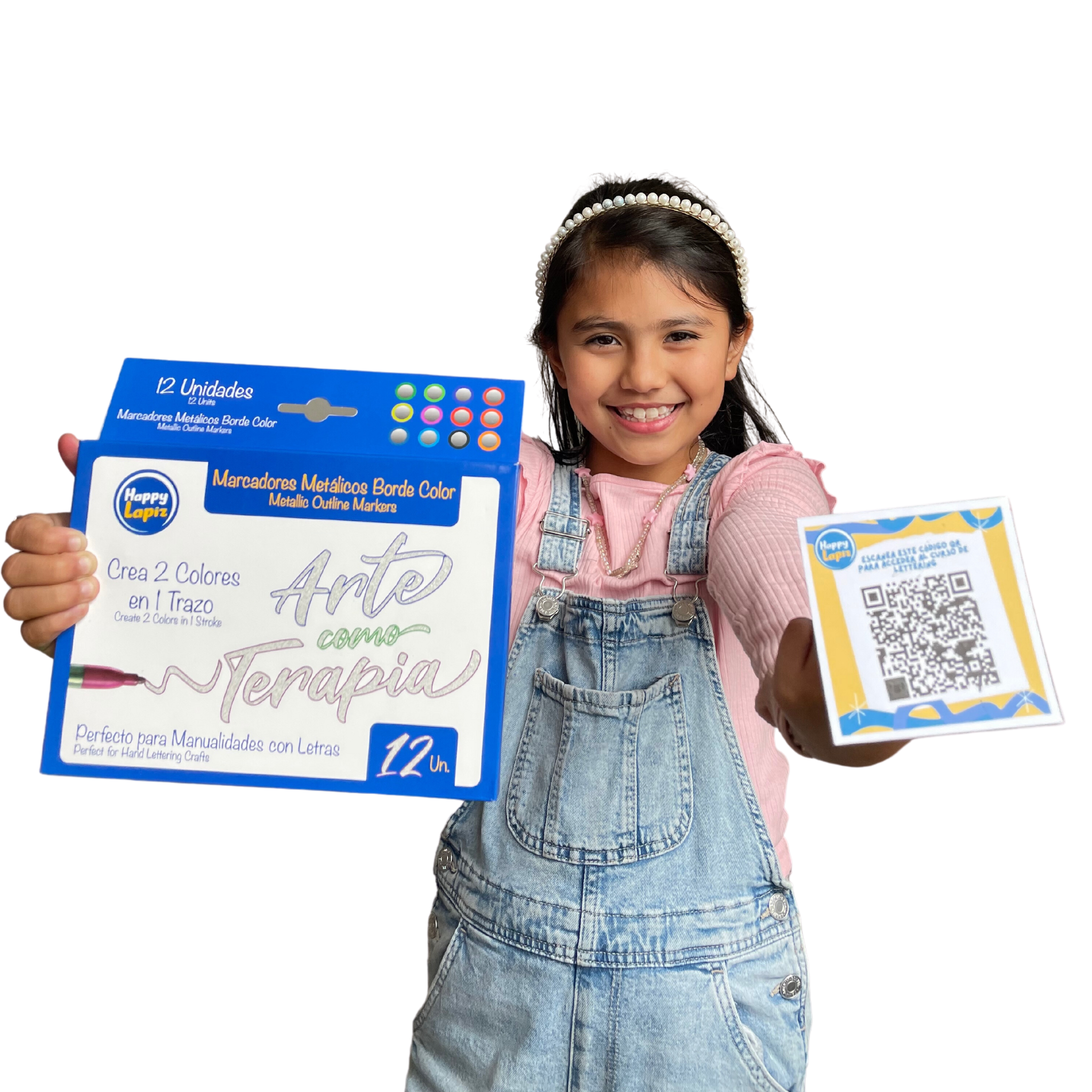 Caja 25 unidades - Marcadores Metálicos Borde Color™ (12 colores)