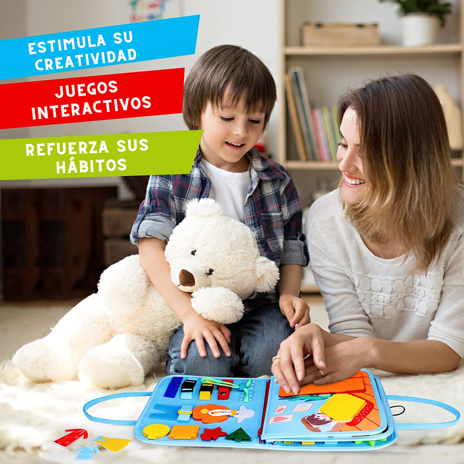 Libro Educativo e Interactivo 3D (1 a 6 años) - Original