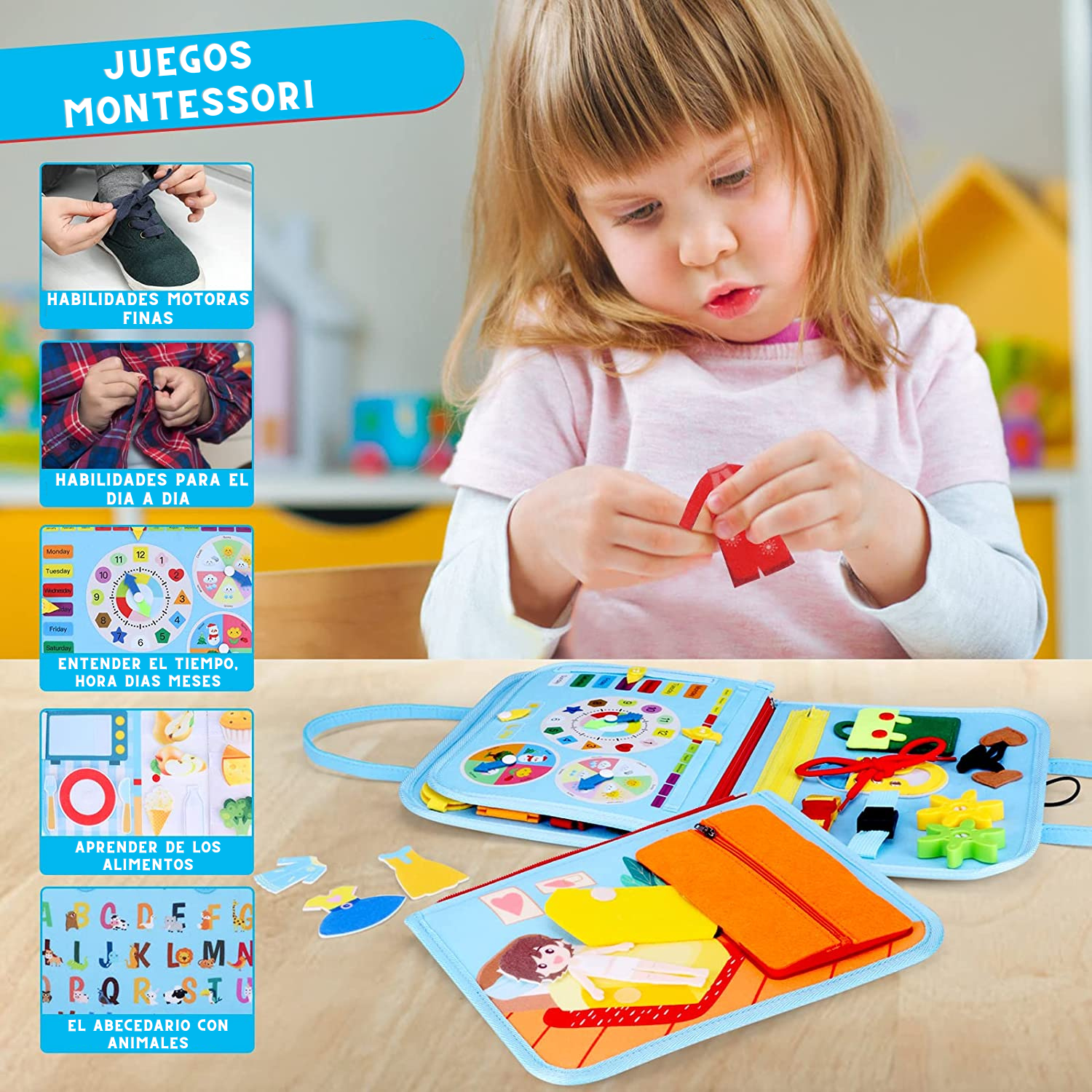 Libro Educativo e Interactivo 3D (1 a 6 años) - Original